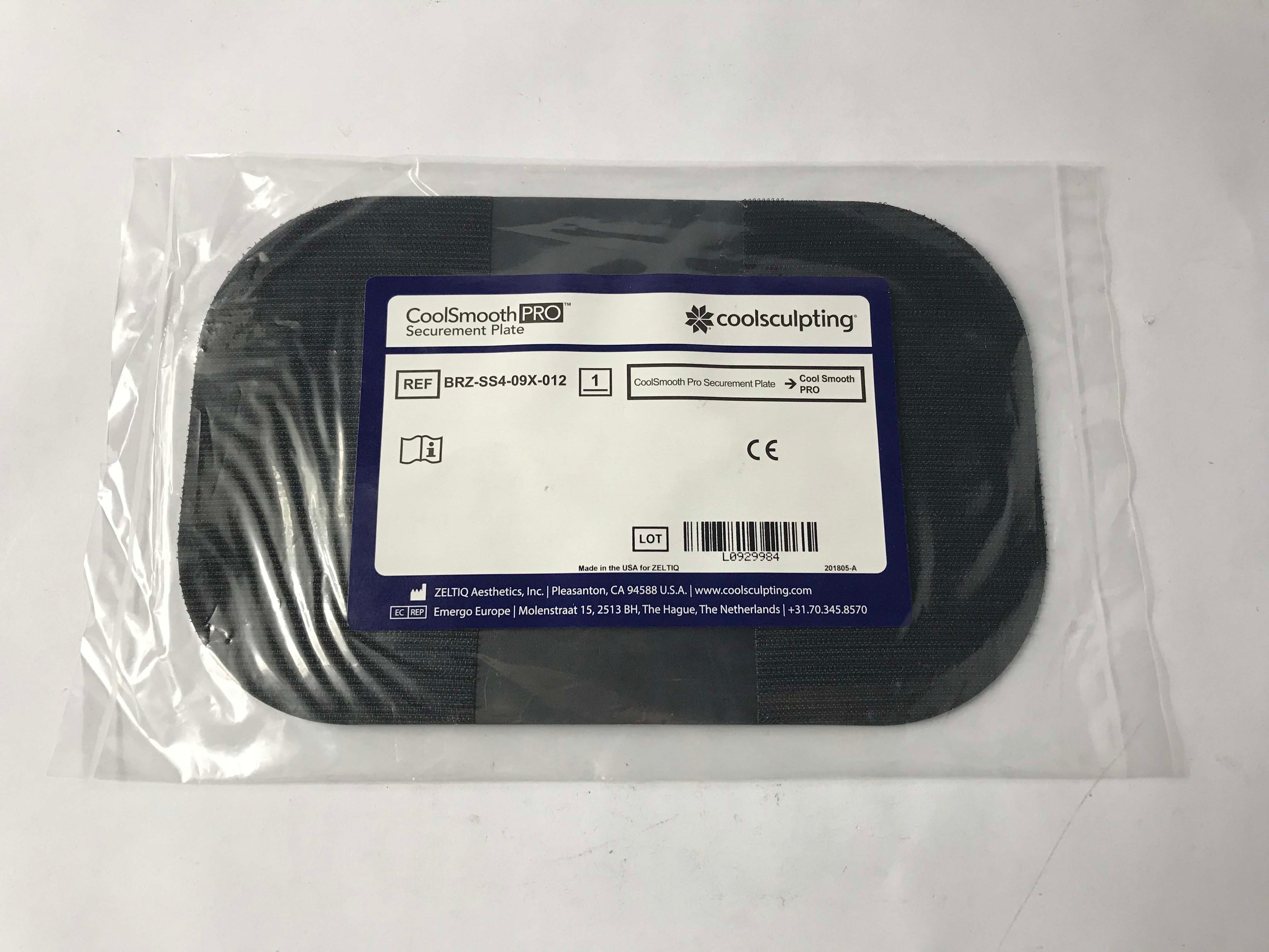 Zeltiq CoolSculpting CoolSmooth Pro Strap Securement Plate BRZ-SS4-09X-012