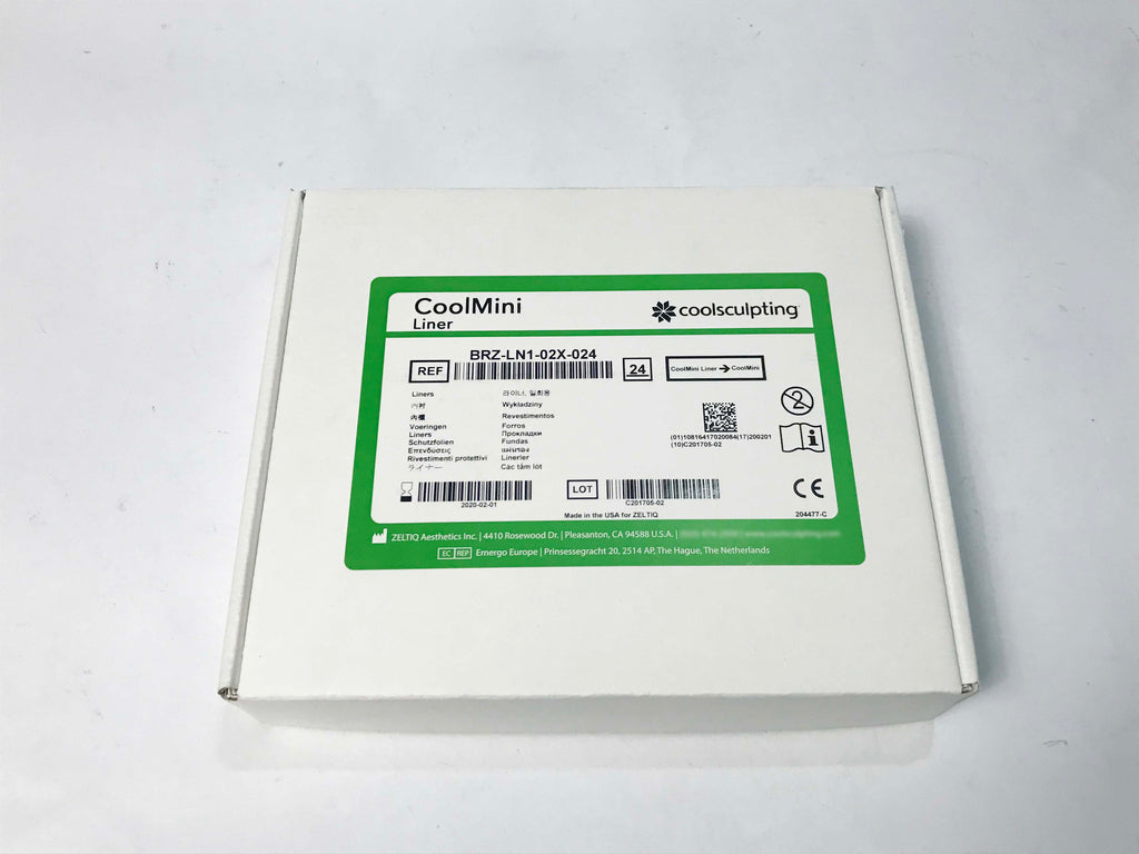 Zeltiq CoolSculpting Coolmini Liner Cool Mini Cool Sculpt BRZ-LN1-02X-024 Box/24