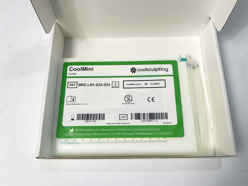 Zeltiq CoolSculpting Coolmini Liner Cool Mini Cool Sculpt BRZ-LN1-02X-024 Box/24