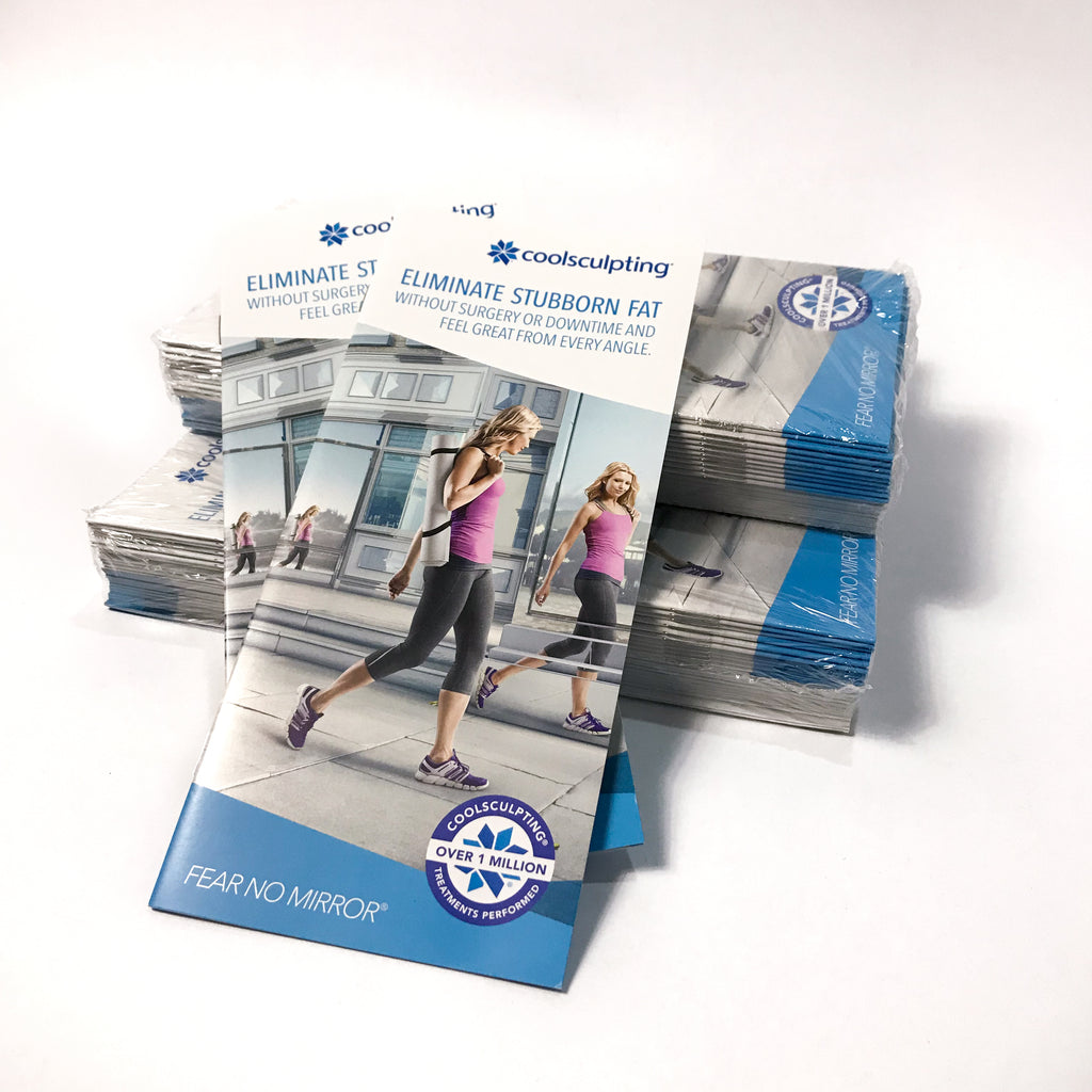 Zeltiq CoolSculpting Eliminate Stubborn Fat Booklet Fit Patient Brochures 25/pc