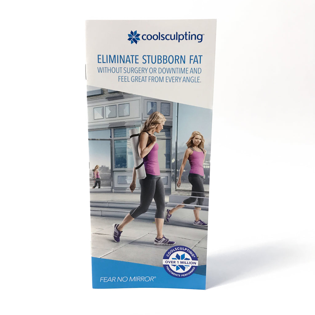 Zeltiq CoolSculpting Eliminate Stubborn Fat Booklet Fit Patient Brochures 25/pc