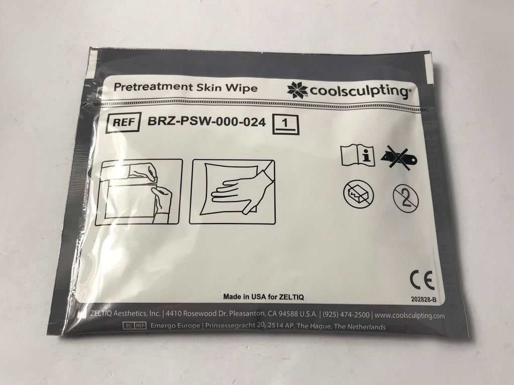 Zeltiq CoolSculpting Pretreatment Skin Prep Wipes BRZ-PSW-000-024 26 Total Wipes