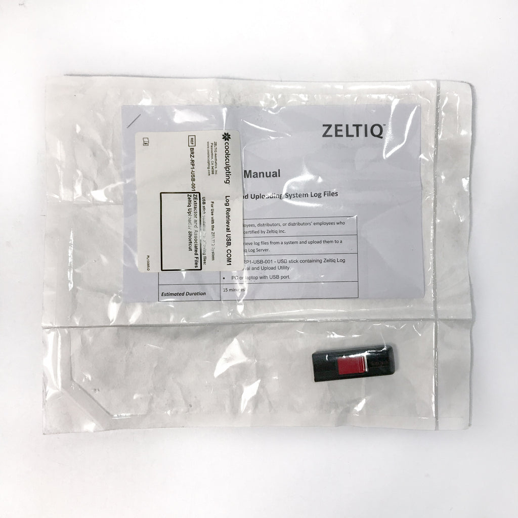 Zeltiq coolsculpting Log Retrieval USB, ZExtractor, BRZ-RP1-USB-001 Uploader