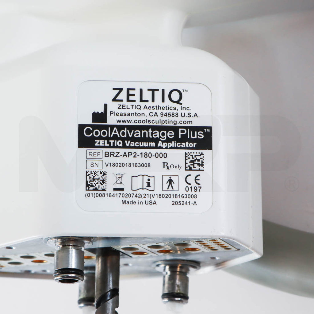 2018 Zeltiq CoolSculpting CoolAdvantage Plus Vacuum Applicator Label