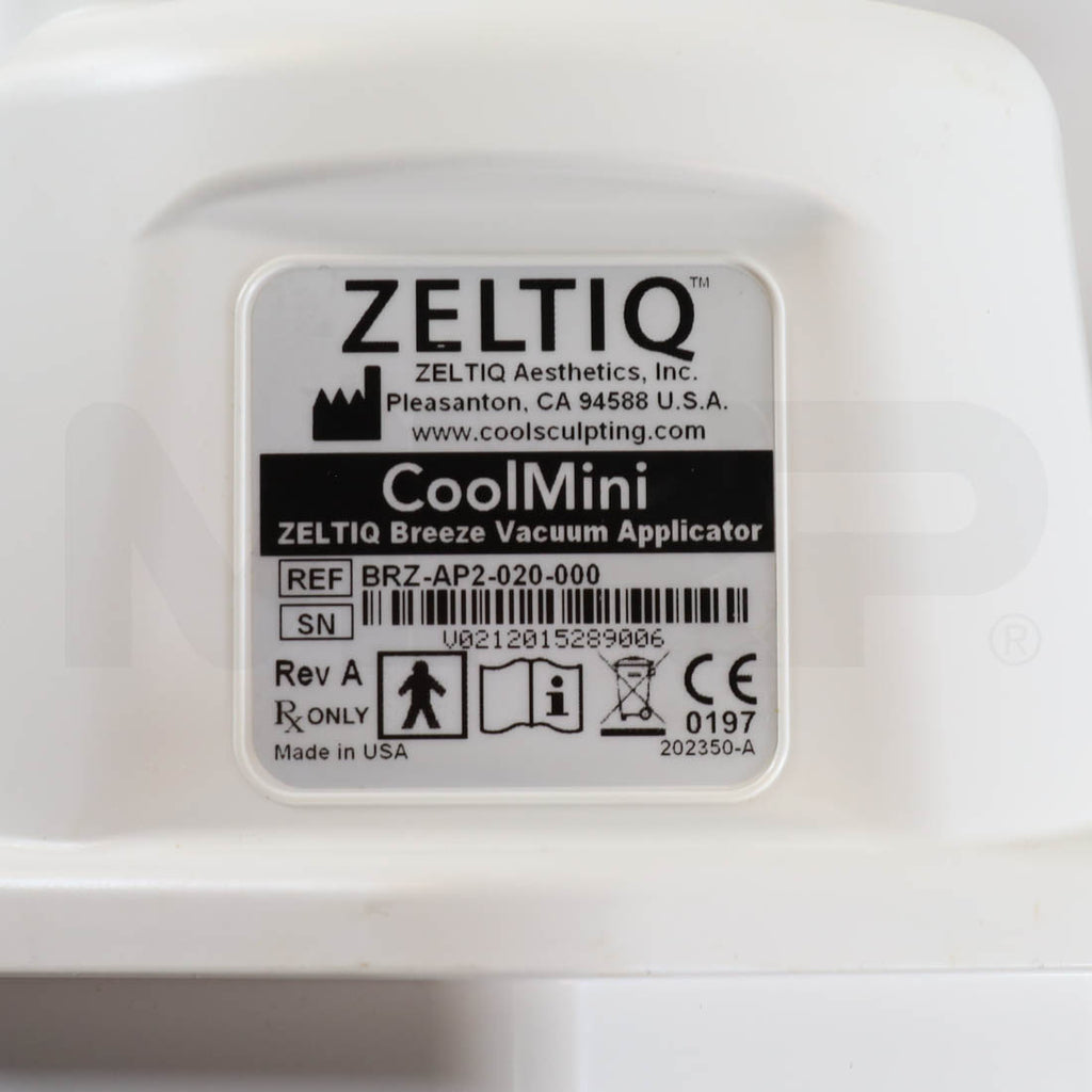 Zeltiq CoolSculpting CoolMini Breeze Vacuum Applicator BRZ-AP2-020-000