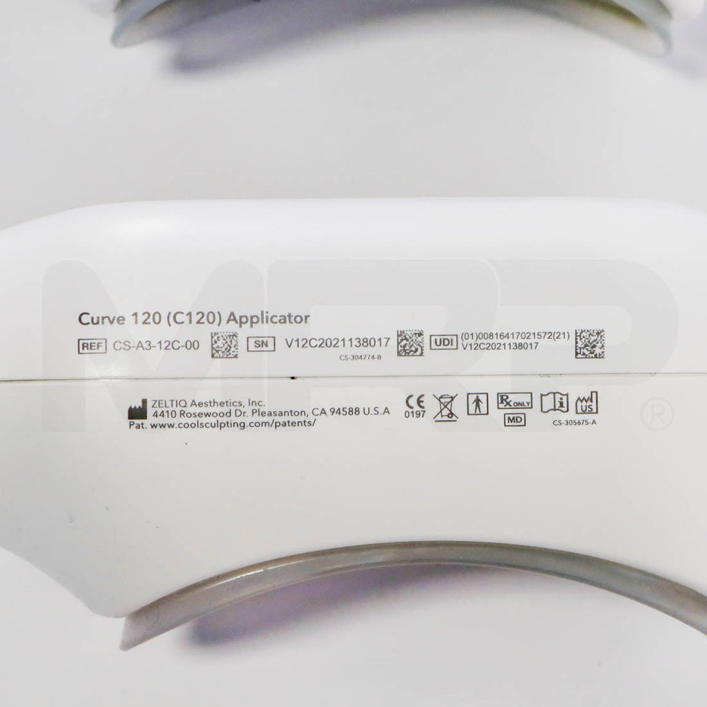 2022 Zeltiq CoolSculpting Elite System C120 Applicator #2 Label