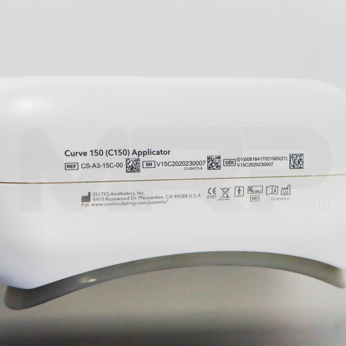 2022 Zeltiq CoolSculpting Elite System C150 Applicator Label