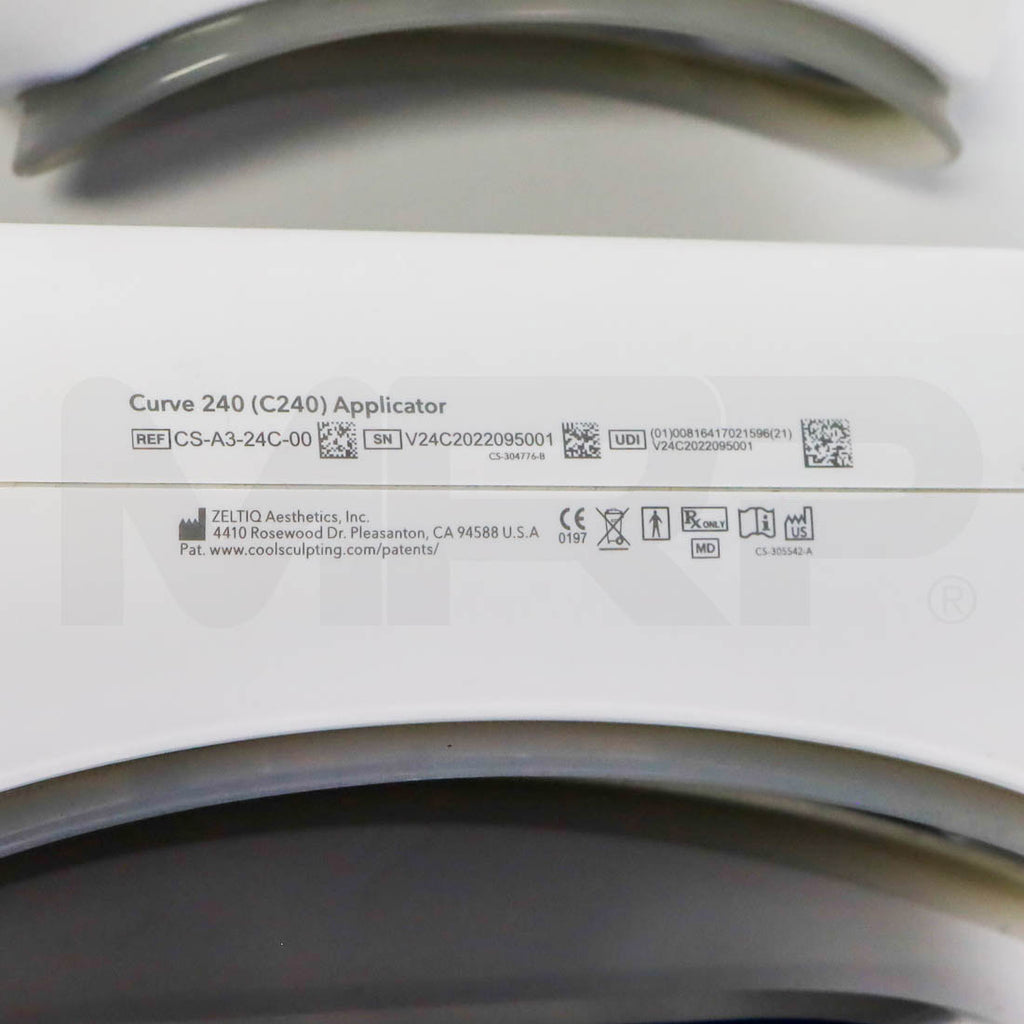 2022 Zeltiq CoolSculpting Elite System C240 Applicator #1 Label