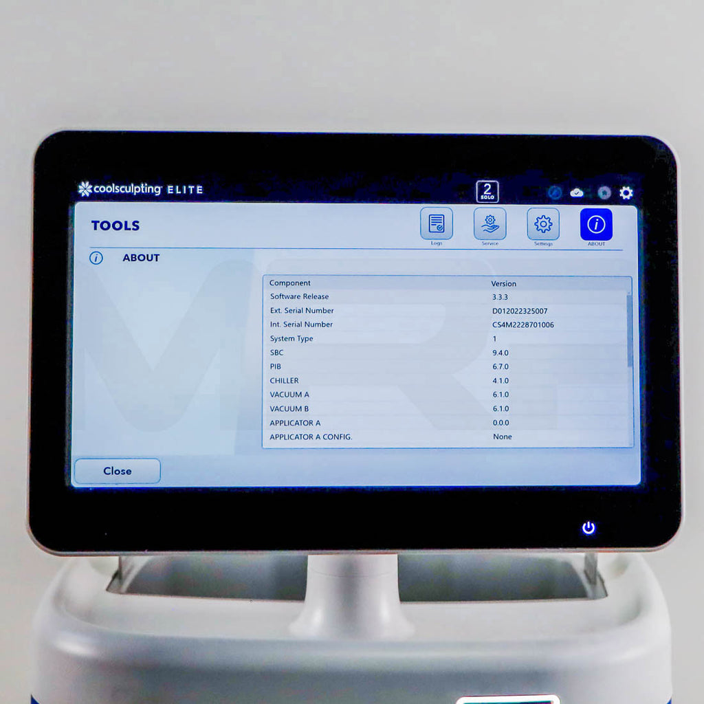 2022 Zeltiq CoolSculpting Elite System Screen