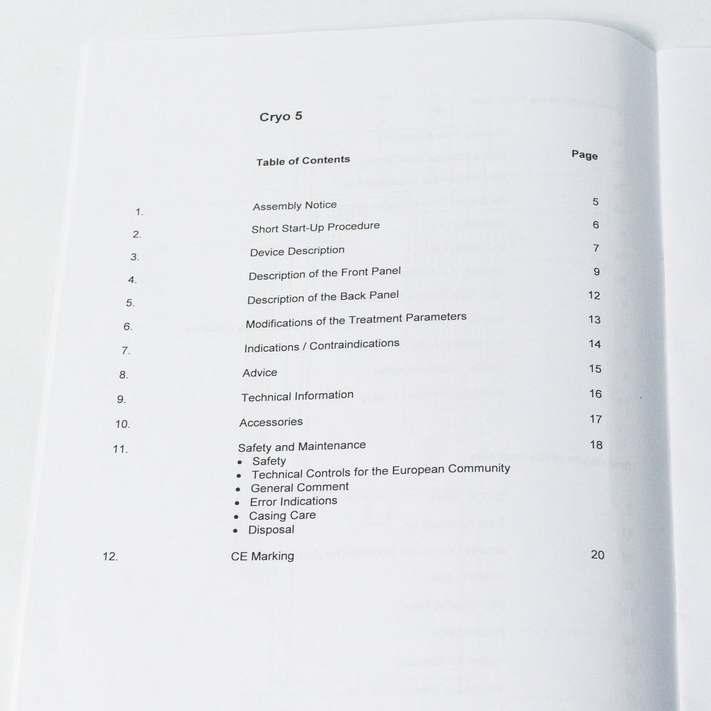 Zimmer Cryo 5 Chiller User Manual - System Information 20 Pages 11.02.99, PL24GB