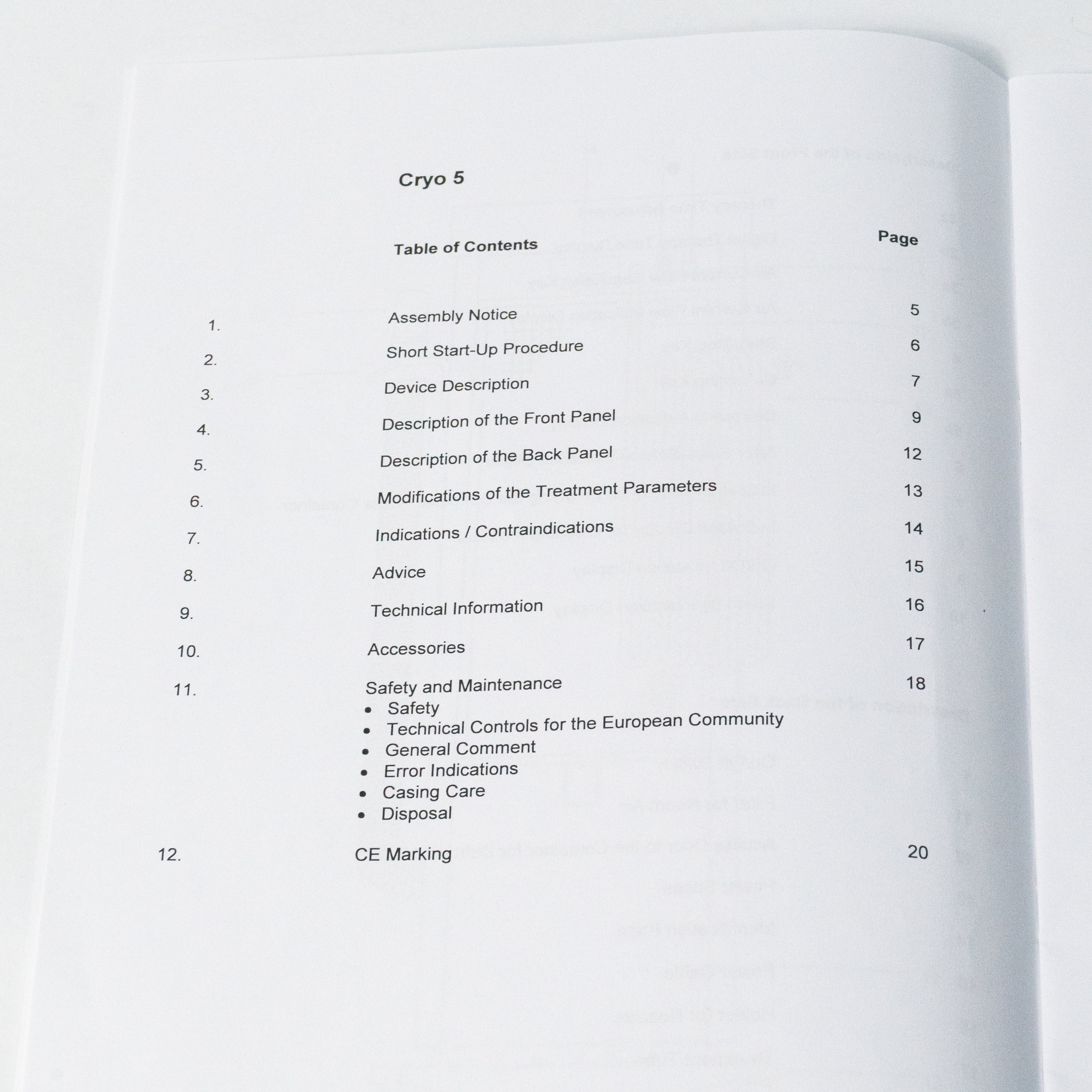Zimmer Cryo 5 Chiller User Manual - System Information 20 Pages 11.02.99, PL24GB