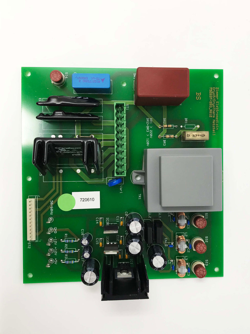 CRYO 5 Zimmer CryoTherm Chiller CRYO5 BS 752037 Power Distribution Board - AS IS