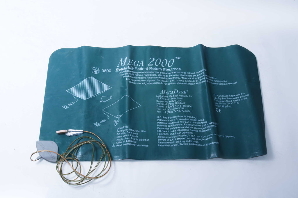 MegaDyne 0800 Mega 2000 Reusable Patient Return Electrode Body Pad 36x20" AS IS