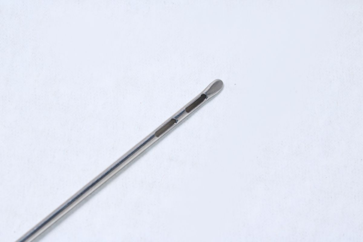 Spatula 2 Port Finesse Tip Microcannula Cannula 14G 23cm/2.1mm 9" LUER UNTESTED