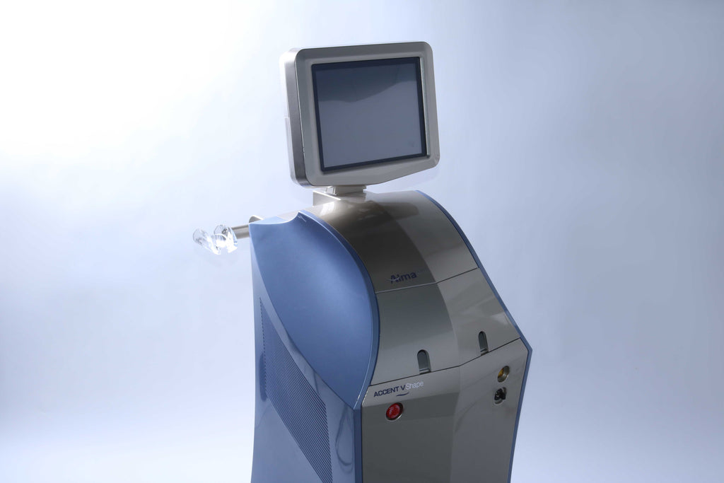 2014 Alma Accent V Shape 2 II RF Ultrasound 3 HPs UltraSpeed UniLarge Bipolar