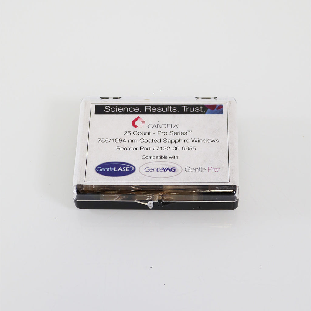 Candela Laser GentleLASE Pro Series 755 1064nm Sapphire Windows 7122-00-9655 - SINGLES