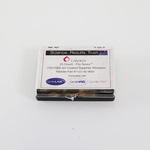 Candela Laser GentleLASE Pro Series 755 1064nm Sapphire Windows 7122-00-9655 - SINGLES