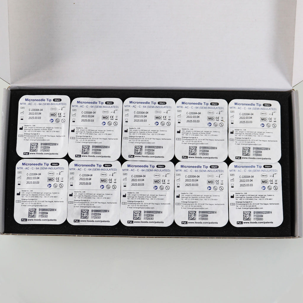 Cutera SecretRF Microneedle Tip 64-Pin Semi-Insulated MTR-AC-64 -10pk 03/2025
