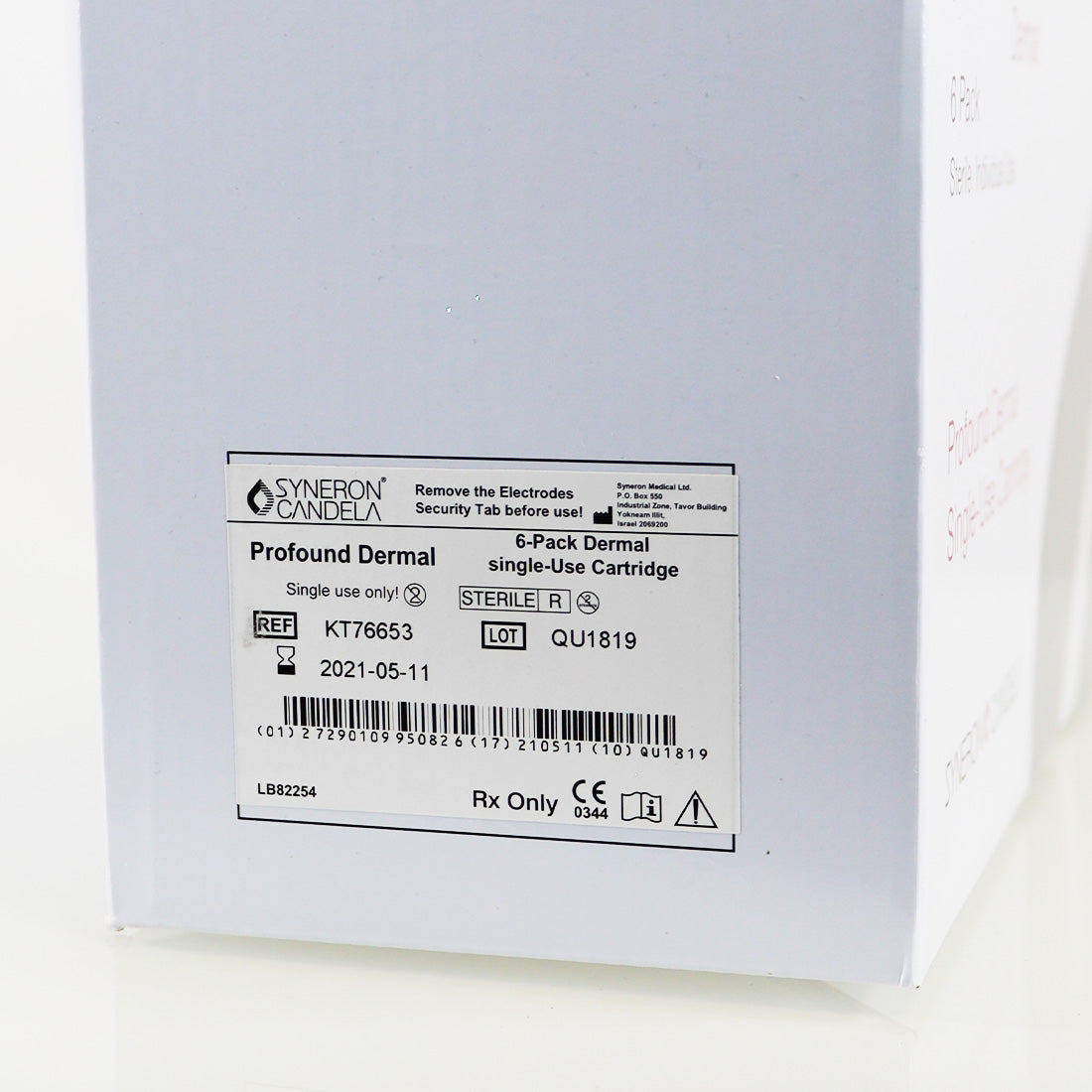Syneron Candela Profound Microneedling RF 6 Pack Dermal Cartridge Exp 05/11/2021