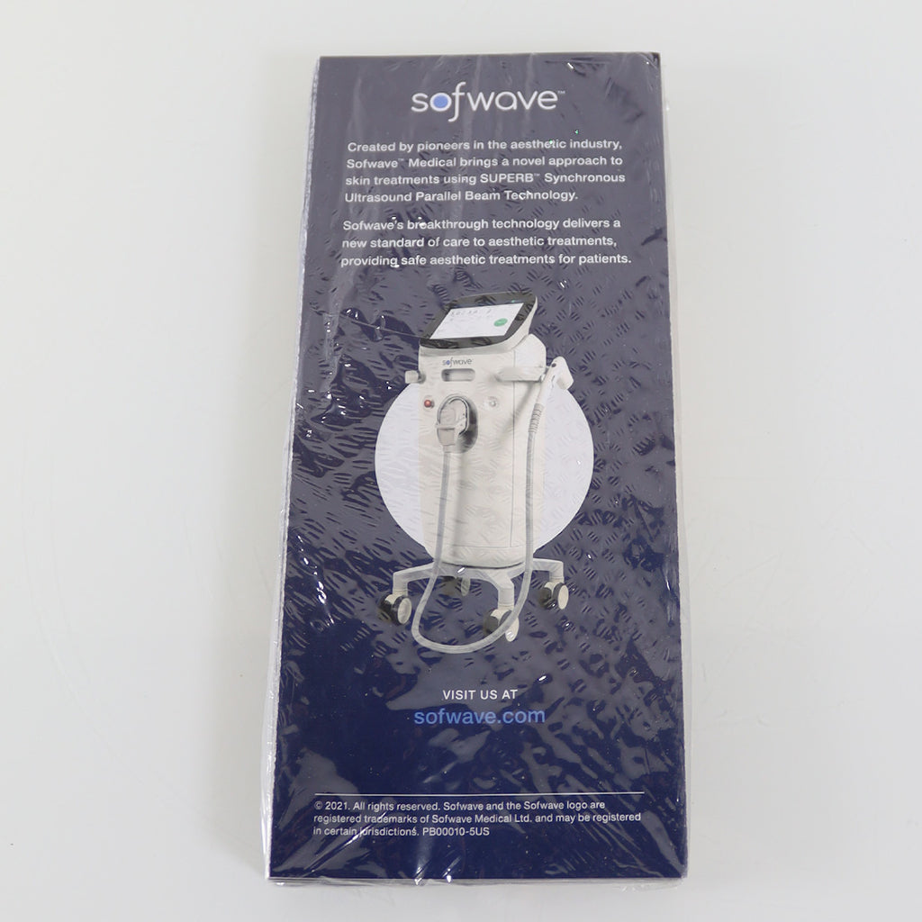 Sofwave The SUPERB Fine Lines & Wrinkles Marketing Brochures PB00010_5US x25 Pc