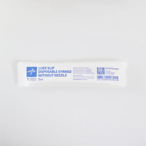Medline Luer Slip Disposable Syringe Without Needle SYR101020 x6 Pack