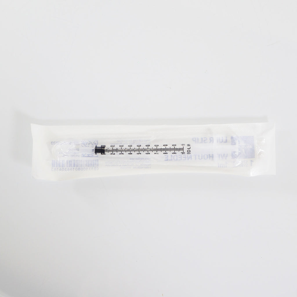 Medline Luer Slip Disposable Syringe Without Needle SYR101020 x6 Pack