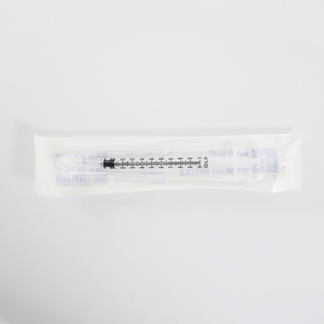 Medline Luer Slip Disposable Syringe Without Needle SYR101020 x6 Pack