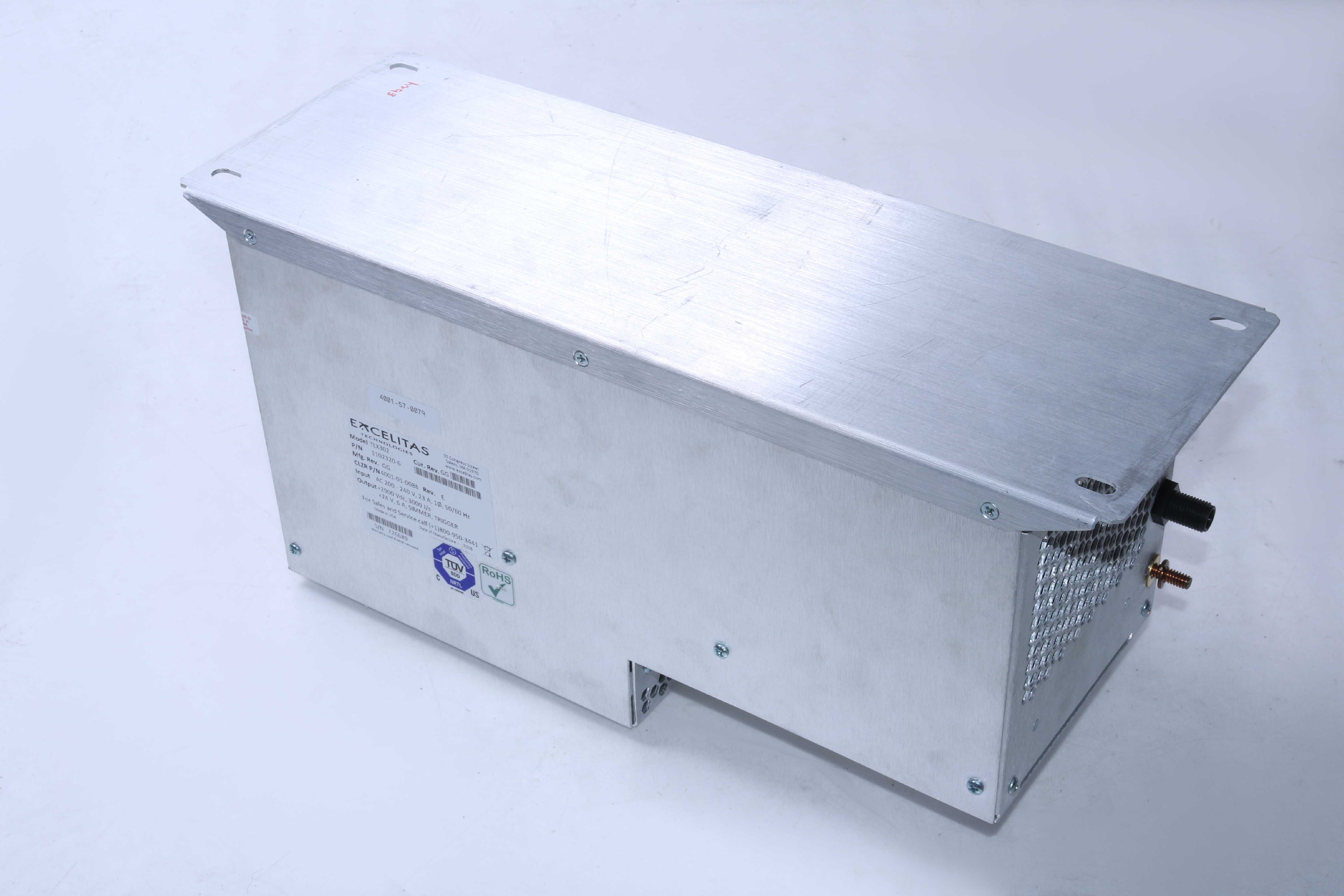 Candela Vbeam2 Perfecta V Beam Laser HVPS Power Supply Excelitas 4001-57-0079