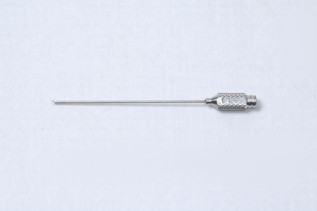 V Tip Fat Transfer Injection Cannula Single Port 16G 9cm LUER LOK UNTESTED AS IS