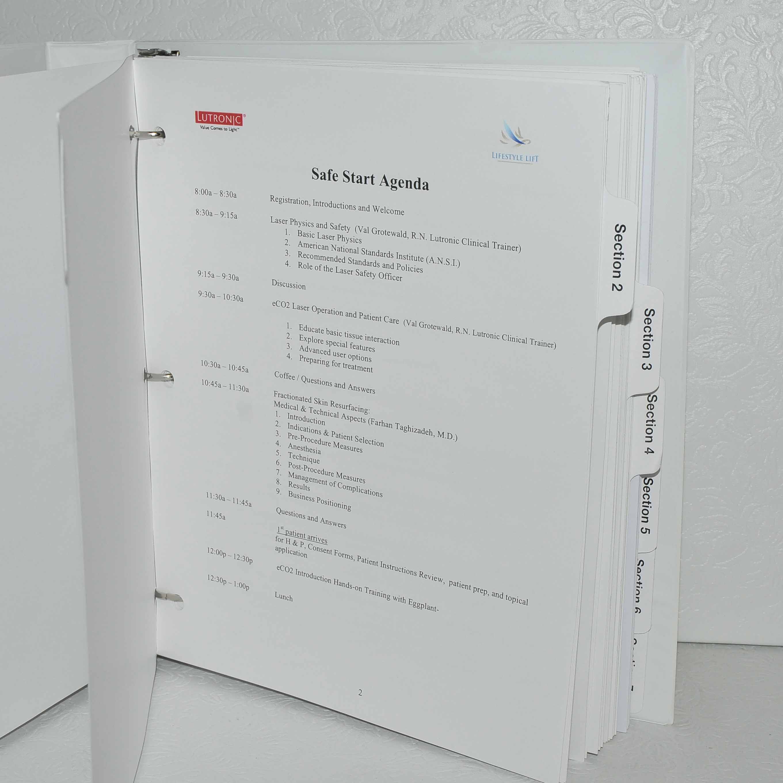 Lutronic Safe Start Training Guide CO2 Fractional Skin Resurfacing Book eCO2