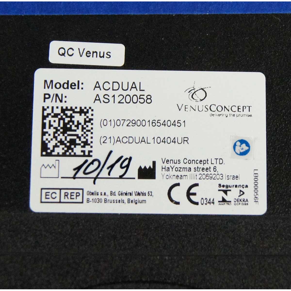 2018 VenusConcept Venus Versa IPL Laser Skin Rejuvenation Hair Removal System
