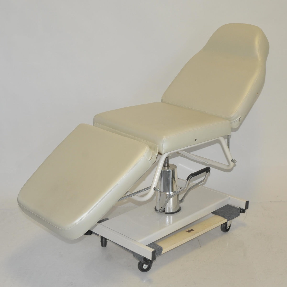 White Adjustable Spa Chair Table Clinic Facial Bed Massage Seat Hydraulic Base