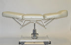 White Adjustable Spa Chair Table Clinic Facial Bed Massage Seat Hydraulic Base
