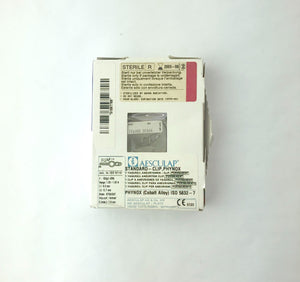 Aesculap Standard Clip Phynox Yasargil Aneurysm Clip FE640K Expired