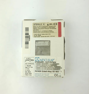 Aesculap Standard Clip Phynox Yasargil Aneurysm Clip FE652K Expired