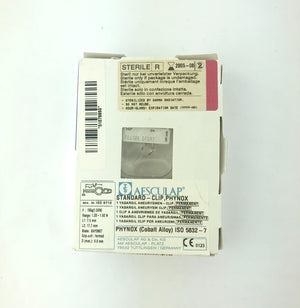 Aesculap Standard Clip Phynox Yasargil Aneurysm Clip FE658K Expired
