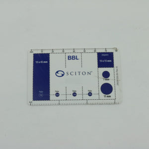 Sciton BBL 2600-009-84 IPL Treatment Lesion Gauge Measuring Card