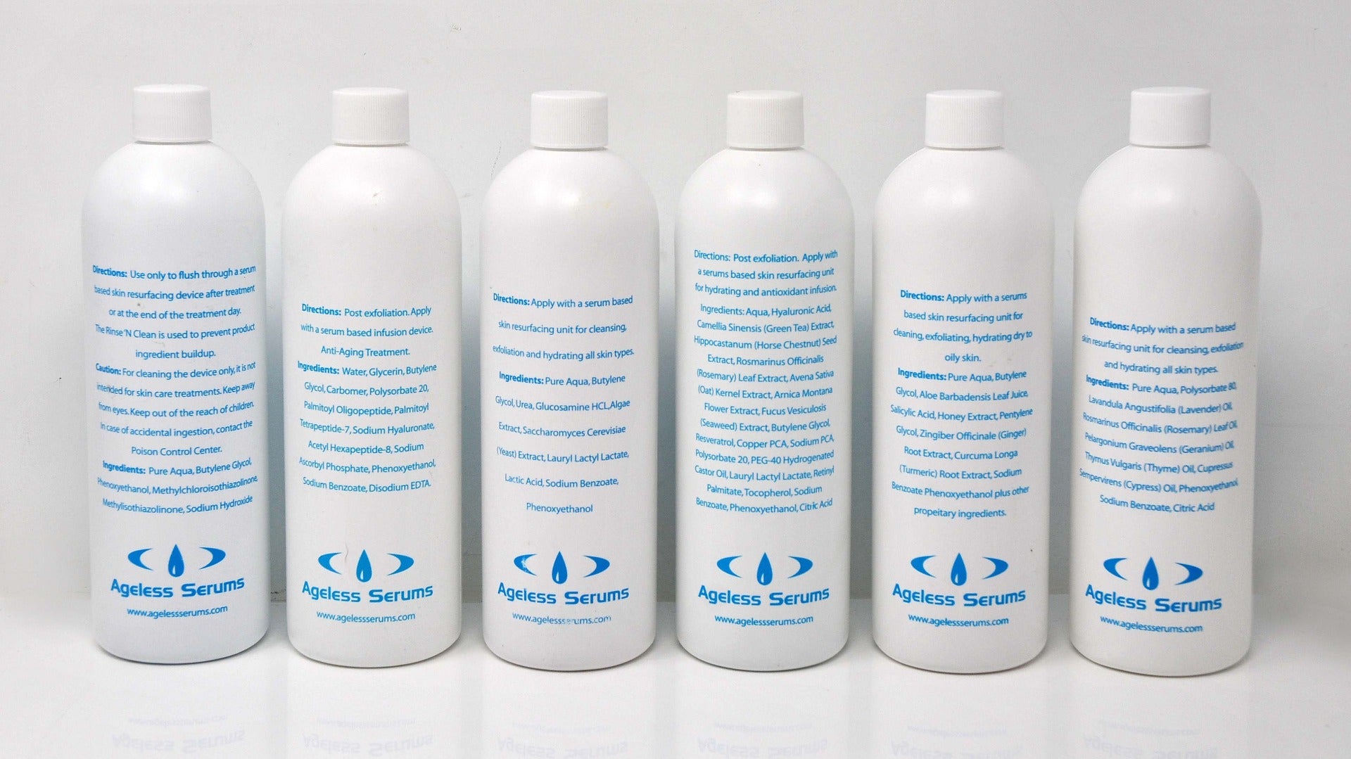 Ageless Serums Anti-Aging Skincare Treatment Set Epidermal Growth