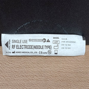 Agnes Medical RF Electrode Needle Type Micro-Insulated Model GA-B - Single