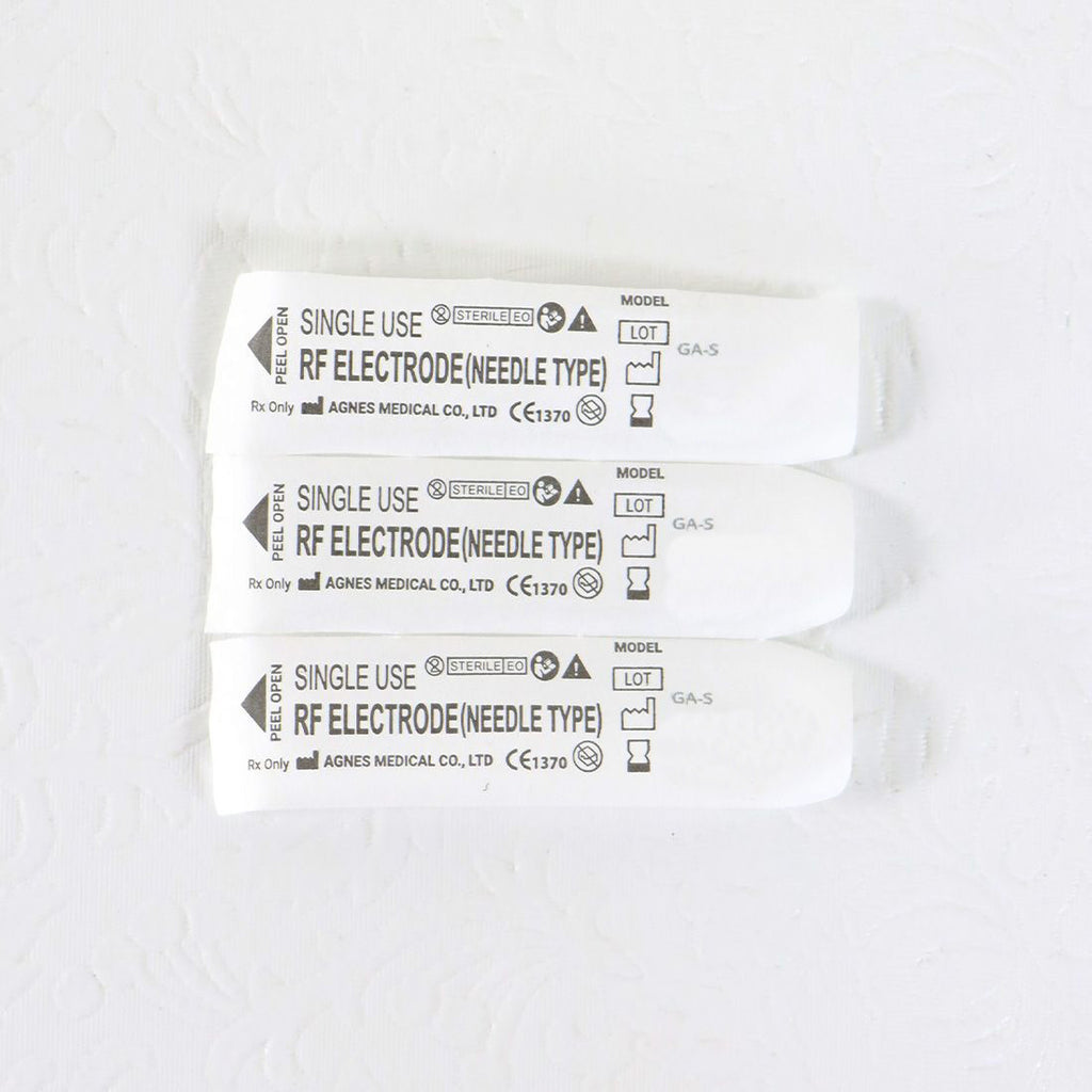 Agnes Medical RF Electrode Needle Type Micro-Insulated Model GA-S 3pc EXP 2026