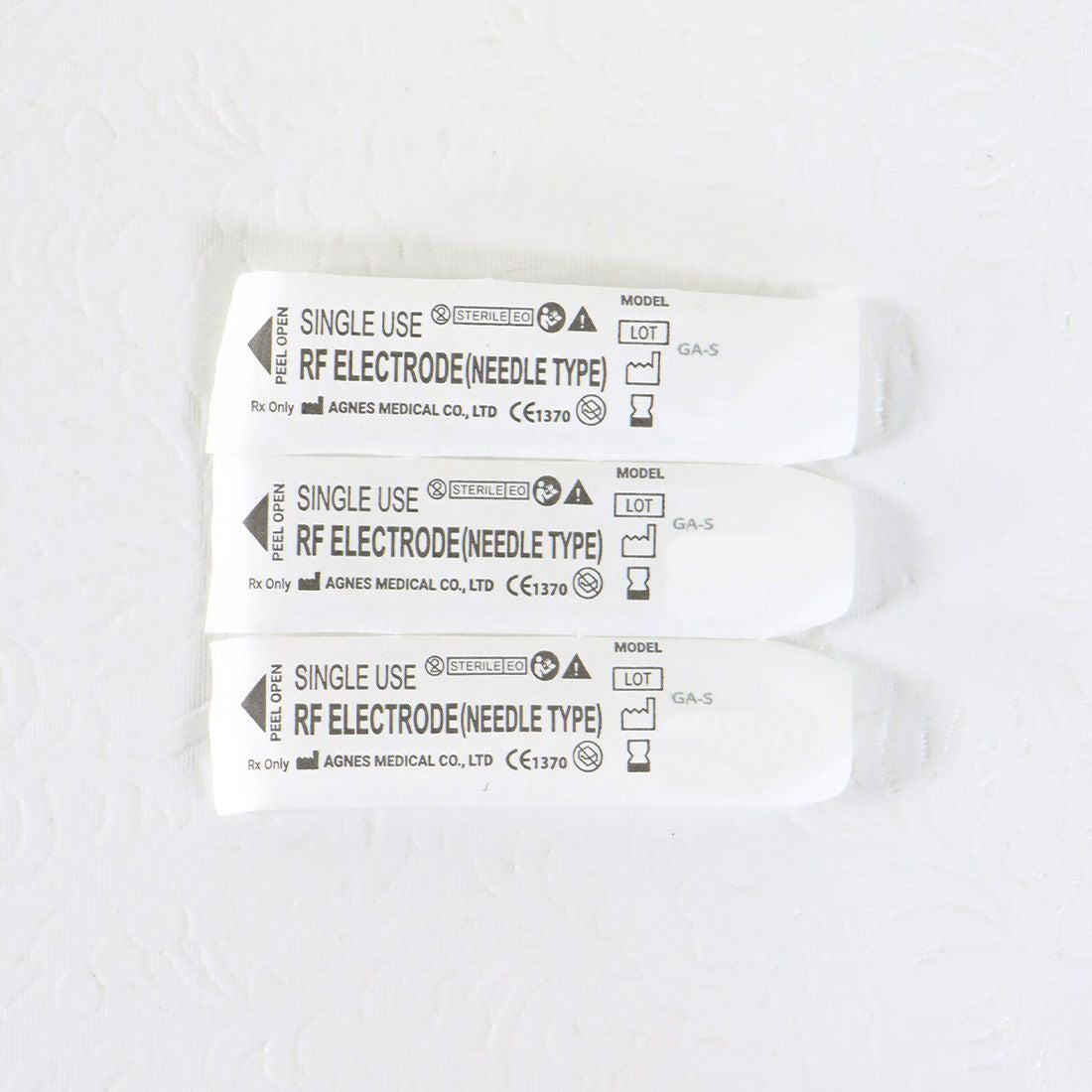 Agnes Medical RF Electrode Needle Type Micro-Insulated Model GA-S 3pc EXP 2026
