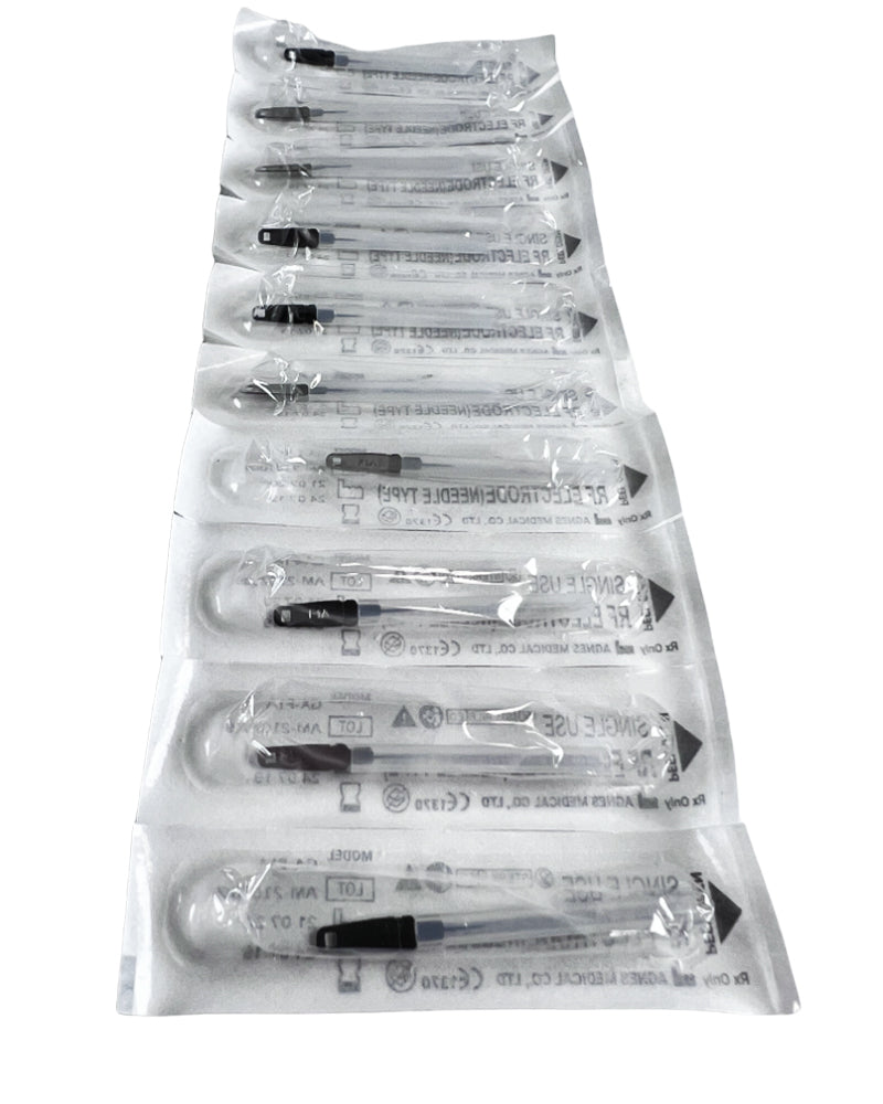 AGNES Medical RF Electrode Needle Model GA-F1A Micro-Insulated Needles 5x PCS