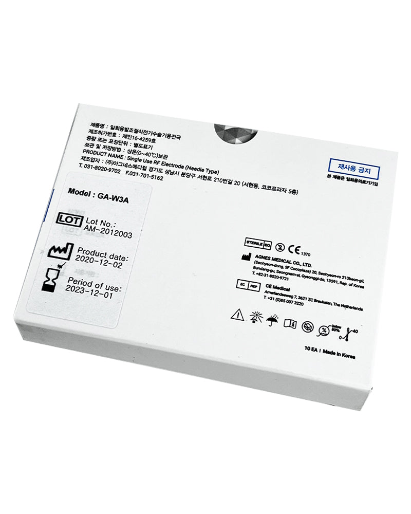 AGNES Medical RF Electrode Type Model GA-W3A 5x Micro-Insulated Needle EXP 2023