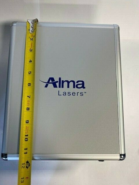Alma Laser Hand Piece Case 12" x 10" x 6" Chrome & Aluminum Case