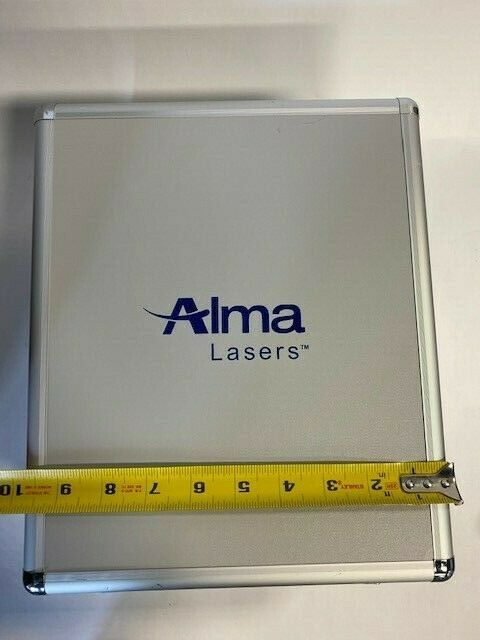 Alma Laser Hand Piece Case 12" x 10" x 6" Chrome & Aluminum Case