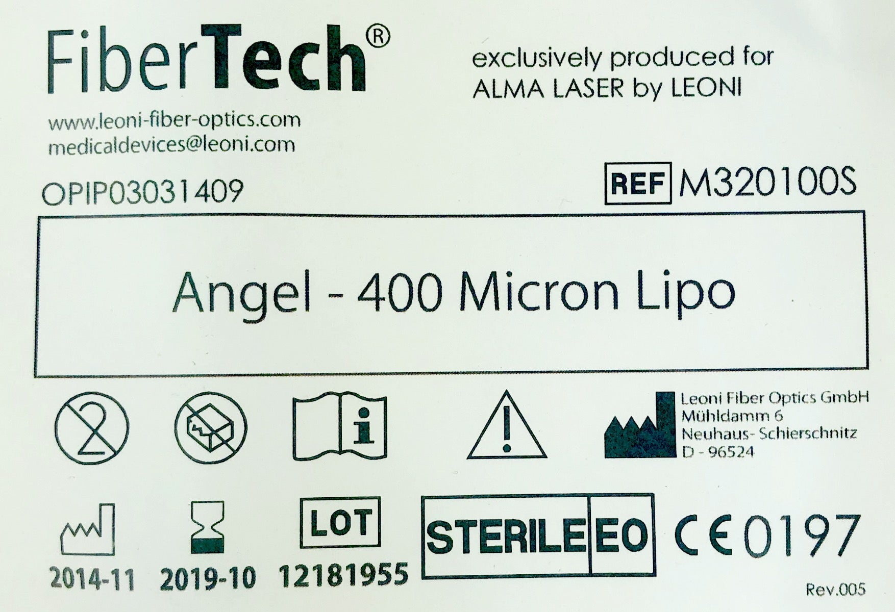 Alma1470 Beautifill Angel-400 Micron Lipo Fiber M320100S