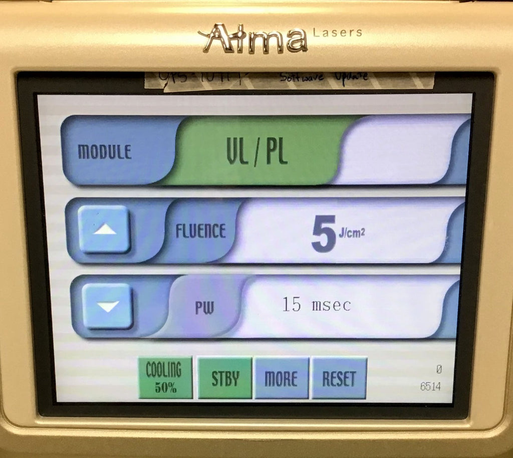 Alma Harmony Laser Cooled VL/PL 540nm IPL Vascular Pigment Lesions Handpiece