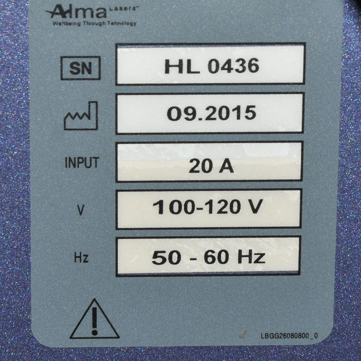 Alma Harmony Lite Laser Modular IPL Dye-VL & 540-950 Vascular Handpiece 0 SHOTS