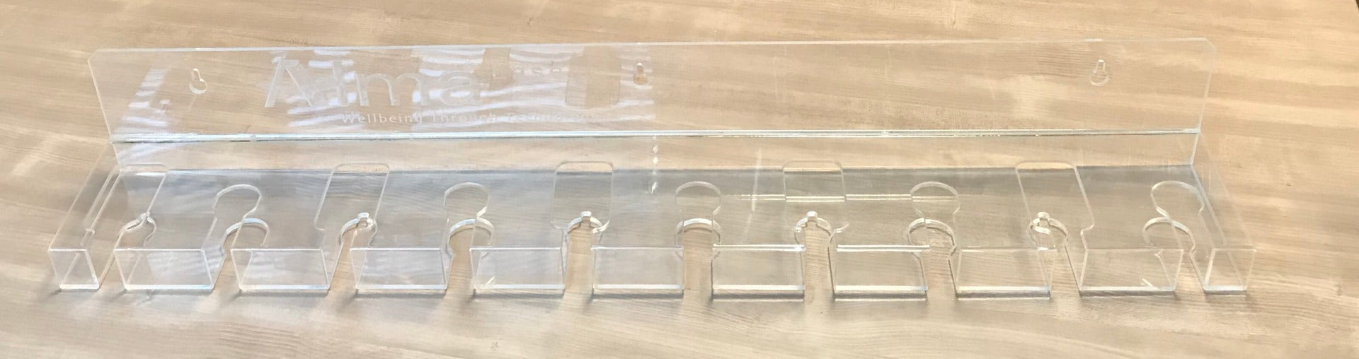 Alma Lasers Handpiece Acrylic Storage Rack Hand Piece Holder Hanging Wall Shelf