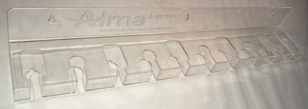 Alma Lasers Handpiece Acrylic Storage Rack Hand Piece Holder Hanging Wall Shelf